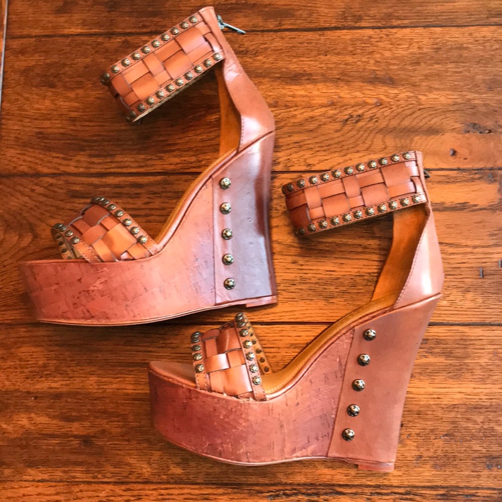 Eric Rutberg Transparent Leather Platform - Picture 2 of 5